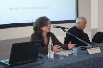 Milena Matteini in conferenza